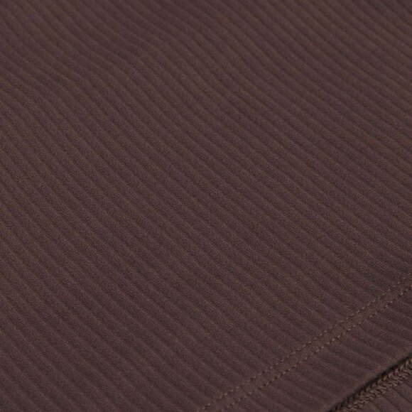 Lululemon Ribbed Nulu Asymmetrical Yoga Tank - Espresso - Size 8 - Picture 7 of 7